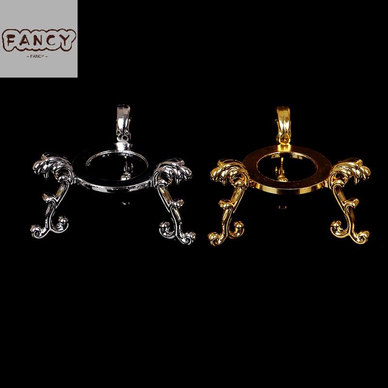 LFTH Gold-plated Display อัญมณีไข่ฐานรองรับขาตั้งคริสตัลผู้ถือเครื่องประดับ lfth