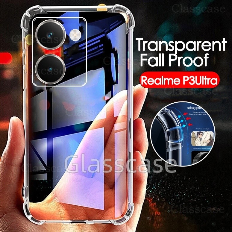 Realme P3 Ultra 2025 สําหรับ Realme P3 P 3 Ultra P3Ultra RealmeP3 RealmeP3Ultra 5G โปร่งใส TPU เคสโท