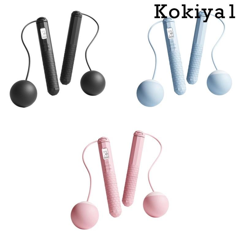 [Kokiya1] เชือกกระโดดไร้สาย หน้าจอใหญ่ ด้ามจับกันลื่น
