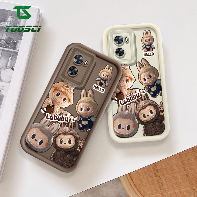 TOOSCI น่ารักการ์ตูนสไตล์ใหม่ Labubu สําหรับ OPPO A57 A77 A53 a3 energy a80 A33 A79 A93 A94 F11 A9X 