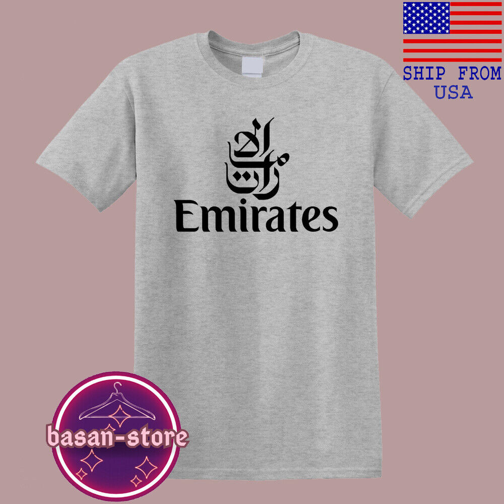 เสื้อยืดสีเทาผู้ชาย Emirates Airways