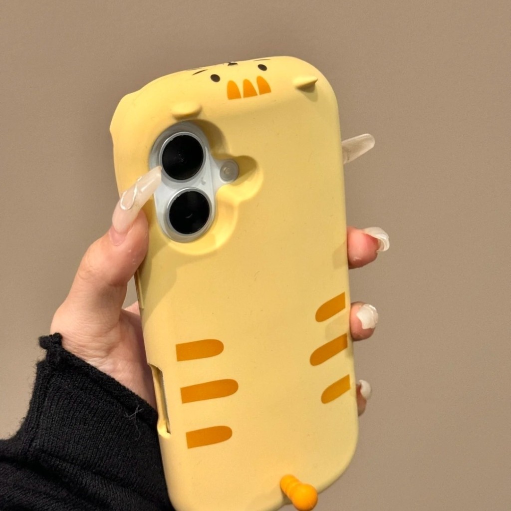 น่ารักการ์ตูนลูกหมูแมวเหมาะสําหรับ ihone16promax Apple 15 เคสโทรศัพท์ 14 เคสซิลิโคน 13 นุ่ม 11Pro 13