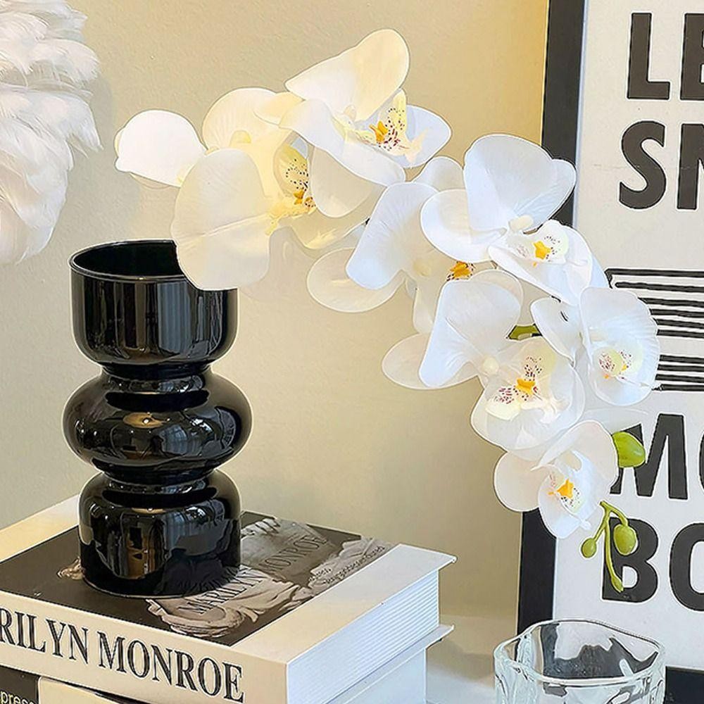 Aiping ดอกกล้วยไม้ประดิษฐ์ ผ้าไหม 9 หัว 69 ซม. - รูปที่ 6