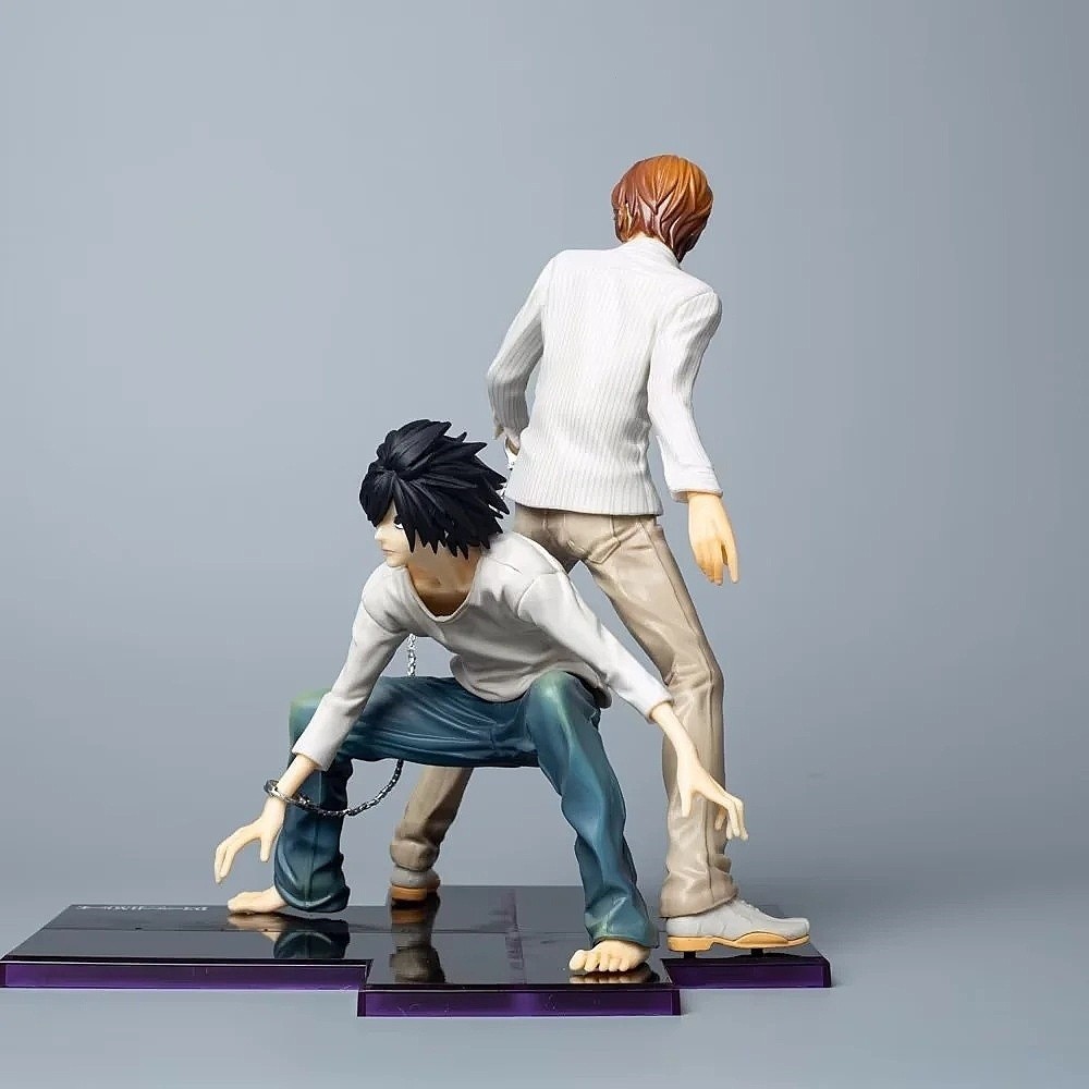 ของแท้ขายPerfect 22 ซม. DEATH NOTE L LAWLIET LIGHT YAGAMI Action Figure PVC ของเล่น Status ตกแต่งเดสก์ท็อปเครื่องประดับแฟนของสะสมตุ๊กตาของขวัญ