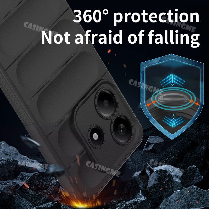 Redmi หมายเหตุ 14 5G 2025 ปลอกกันกระแทกสําหรับ Redmi Note14 หมายเหตุ 14 RedmiNote14 4G 14Note 14Pro Pro + Plus + 5G 2025 ซิลิโคน TPU Protector Anti-drop เคสโทรศัพท์ฝาหลัง - รูปที่ 5