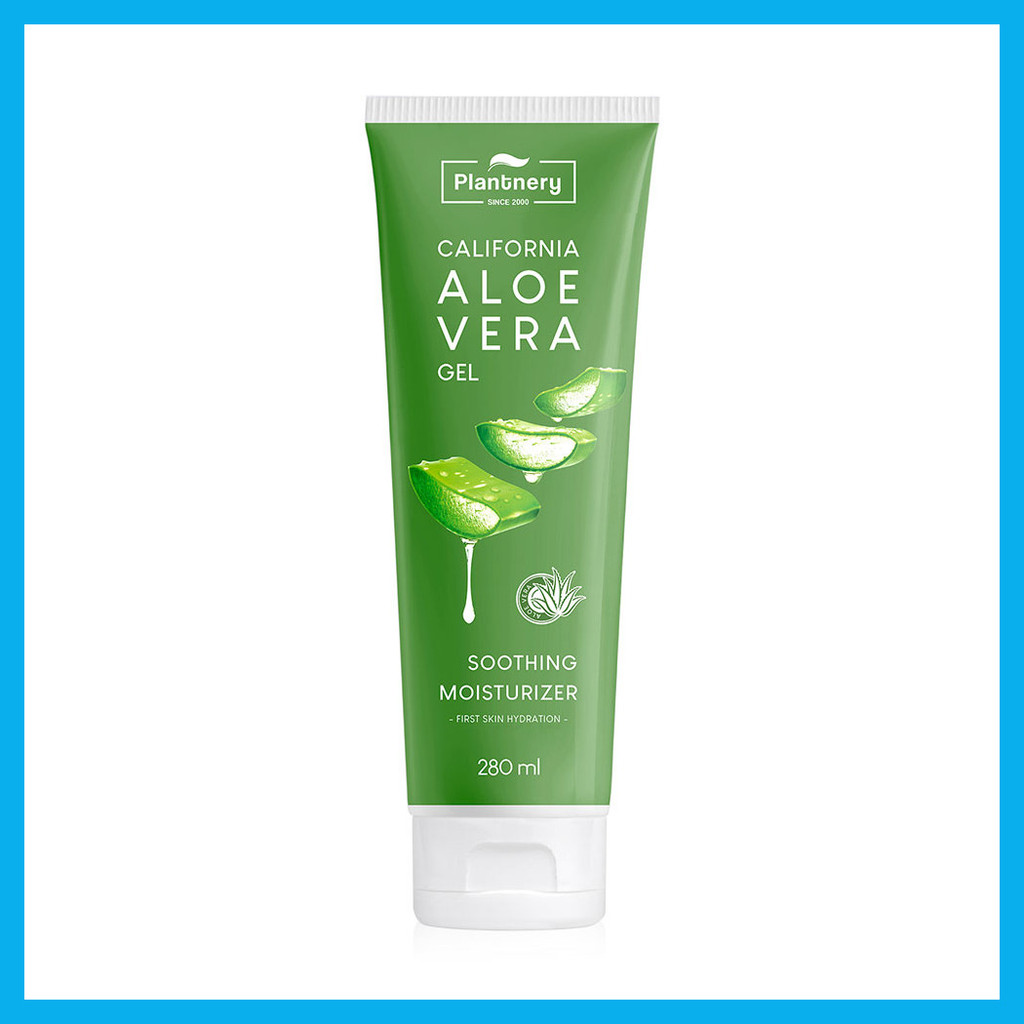Plantnery Aloe Vera Soothing Gel 280ml เจลว่านหางจระเข้เข้มข้น สูตรสำหรับการพักและปลอบประโลมผิว. รูปที่ 3