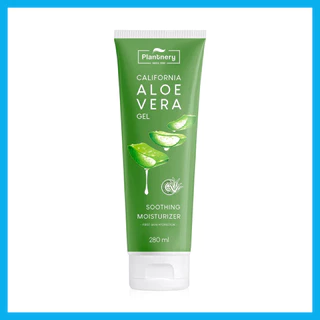 Plantnery Aloe Vera Soothing Gel 280ml เจลว่านหางจระเข้เข้มข้น สูตรสำหรับการพักและปลอบประโลมผิว.