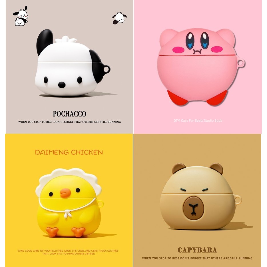 คุณภาพดีCute Bee Soft Case เข้ากันได้กับ Samsung Galaxy Buds 3/3Pro ฝาครอบหูฟังแขนป้องกันกล่องชาร์จซิลิโคนพร้อมตะขอ