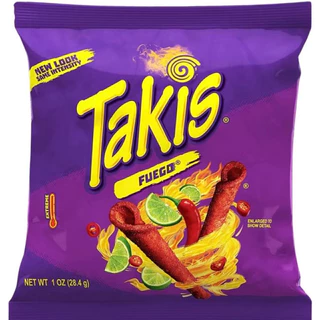 ***ส่งด่วนมาก*** **ขนม Takis Fuego/Blue Heat ขนมข้าวโพดทอดกรอบ รสเผ็ด เปรี้ยว นำเข้าจากอเมริกา USA