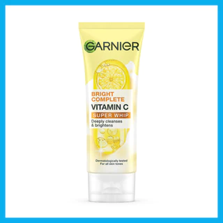 Garnier Bright Complete Vitamin C Super Whip การ์นิเย่ ไบรท์ คอมพลีท วิตามินซี วิปโฟมล้างหน้า.