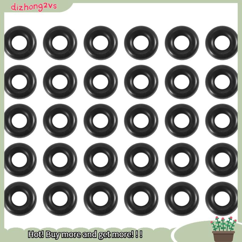 [dizhong2vs]30 ชิ้น 2.5 มม. x 6.5 มม. x 2 มม. ยาง O แหวนสําหรับการตกปลาหนอน