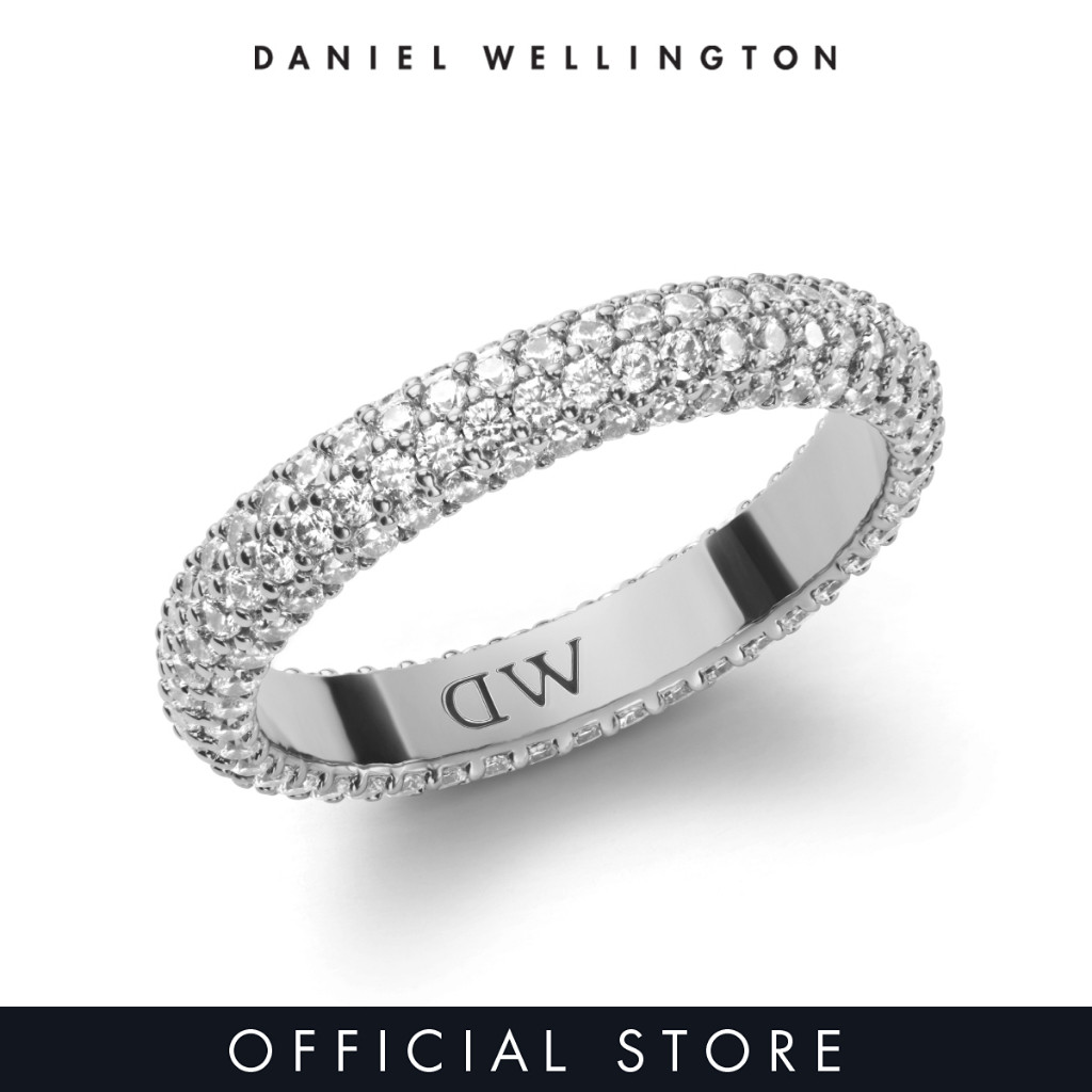 Daniel Wellington خاتم Pavé بالكريستال — روز جولد / فضي / ذهبي — صورة 5