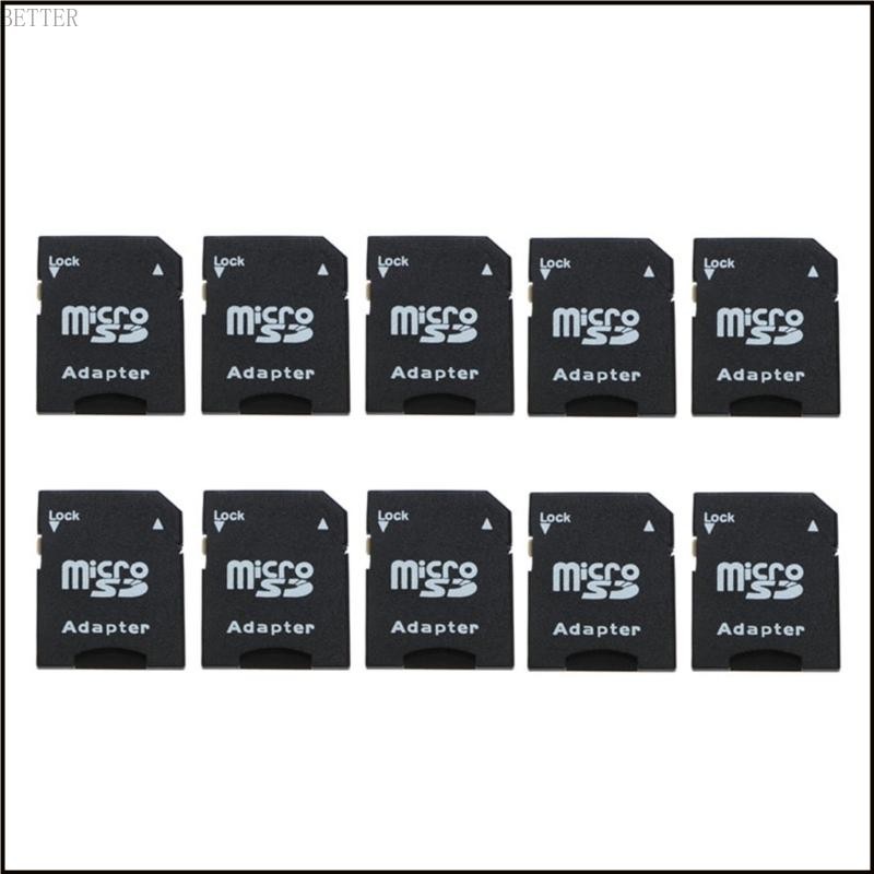Bett ตัวแปลงอะแดปเตอร์การ์ดเป็นการ์ด SD น้ําหนักเบาสําหรับกล้องอุปกรณ์การ์ดเป็นอะแดปเตอร์การ์ด SD สีดํา