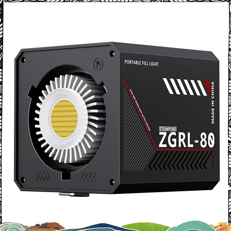 Super ใหม่ 80W LED Video Light Bi-Color COB Photographic Studio Light 2500K-6500K 10000mAh สําหรับการประชุมทางวิดีโอ EU-PLUG