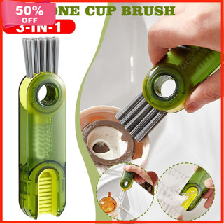3in1 Multi-Functional Bottle Cup Lid Detail Brush Small Brush Thermos Crevice Cleaning Brush