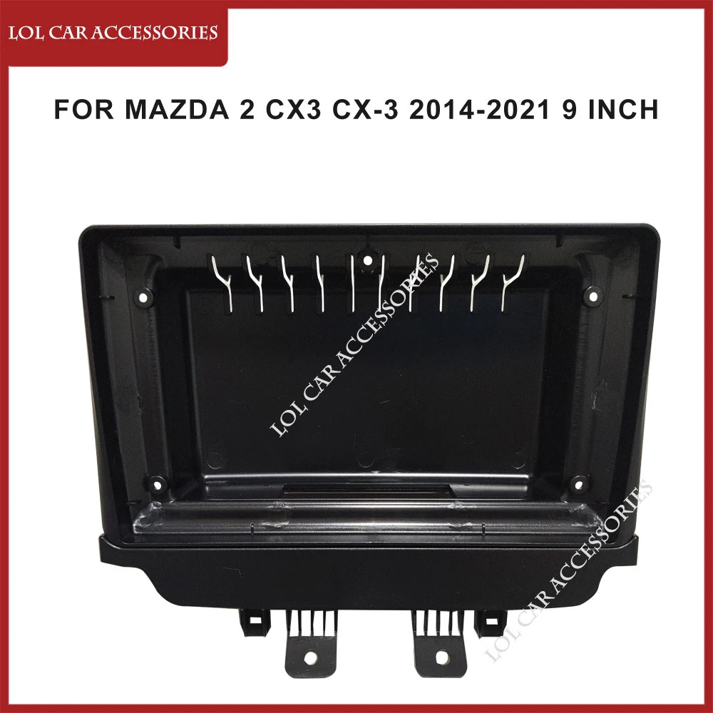 9 นิ้วสําหรับ Mazda 2 CX3 CX-3 2014-2021 รถวิทยุ Android MP5 ผู้เล่นปลอกกรอบ 2 Din หัวหน่วย Fascia สเตอริโอ Dash ฝาครอบแผง ราคา ถูกที่สุด ดีลบีเคเค รูปภาพหลัก