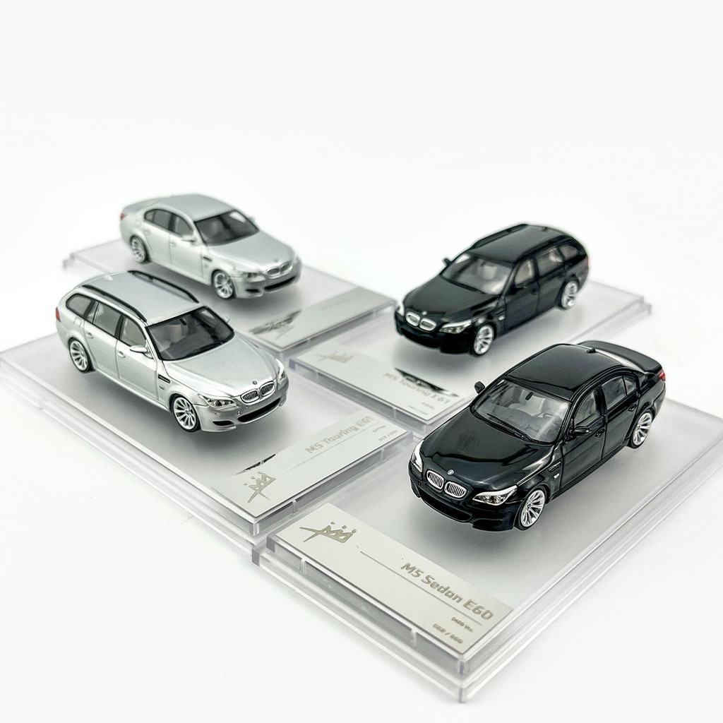 KING MODEL 1: 64 BMW BMW M5 E60 รุ่นสามส่วนจําลองรถถังโมเดลรถโลหะผสม