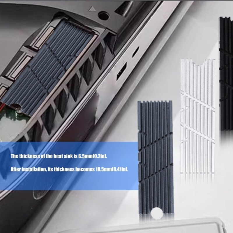 Camp Slimly Design M 2 NVMe SSD Coolers การจัดการความร้อนสําหรับการขยายการจัดเก็บ