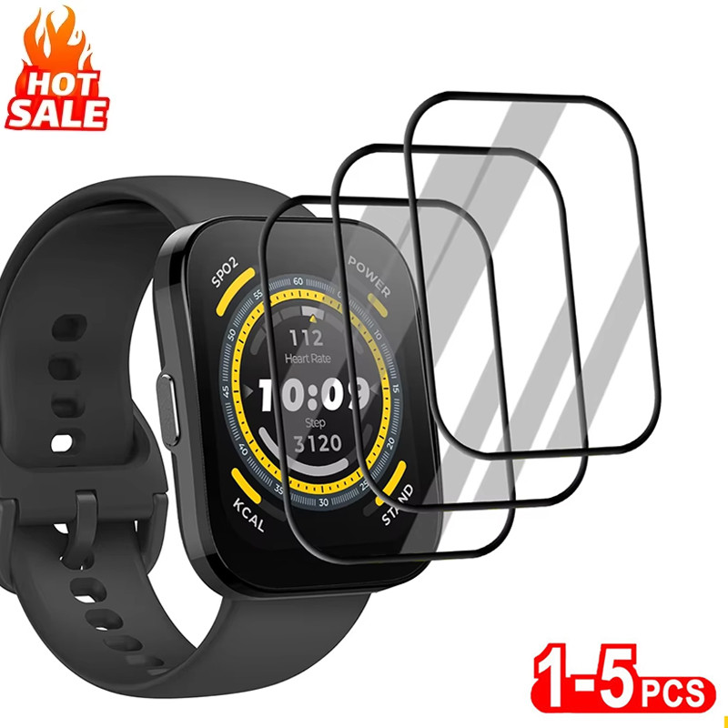 1-5PCS ฟิล์มกันรอยหน้าจอสําหรับ Amazfit BIP 6/BIP 5 ฟิล์ม 3D โค้ง Anti-Scratch ไม่ใช่แก้ว PMMA ฟิล์มคอมโพสิตสําหรับ Amazfit BIP5 BIP6 ฟิล์มป้องกัน