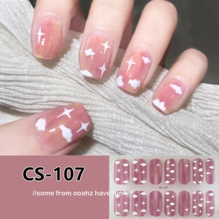 💖ในไทย สติ๊กเกอร์ติดเล็บ ราคาถูกส่งจากไทย สติ๊กเกอร์ติดเล็บ 3D ไม่ต้องอบ ตกแต่งเล็บ ดอกไม้ ผีเสื้อ หัวใจ หัวใจ ดวงจันทร