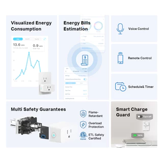 (มีส่งด่วน) TAPO P110M Mini Smart Wi-Fi Plug, Energy Monitoring สั่งเปิดปิดเครื่องใช้ไฟฟ้าผ่านแอป Tapo