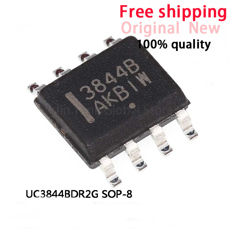 10-20 ชิ้น 100% ใหม่ SMD UC3844 UC3844BDR2G 3844B SOP-8 power management ชิป IC ในสต็อก