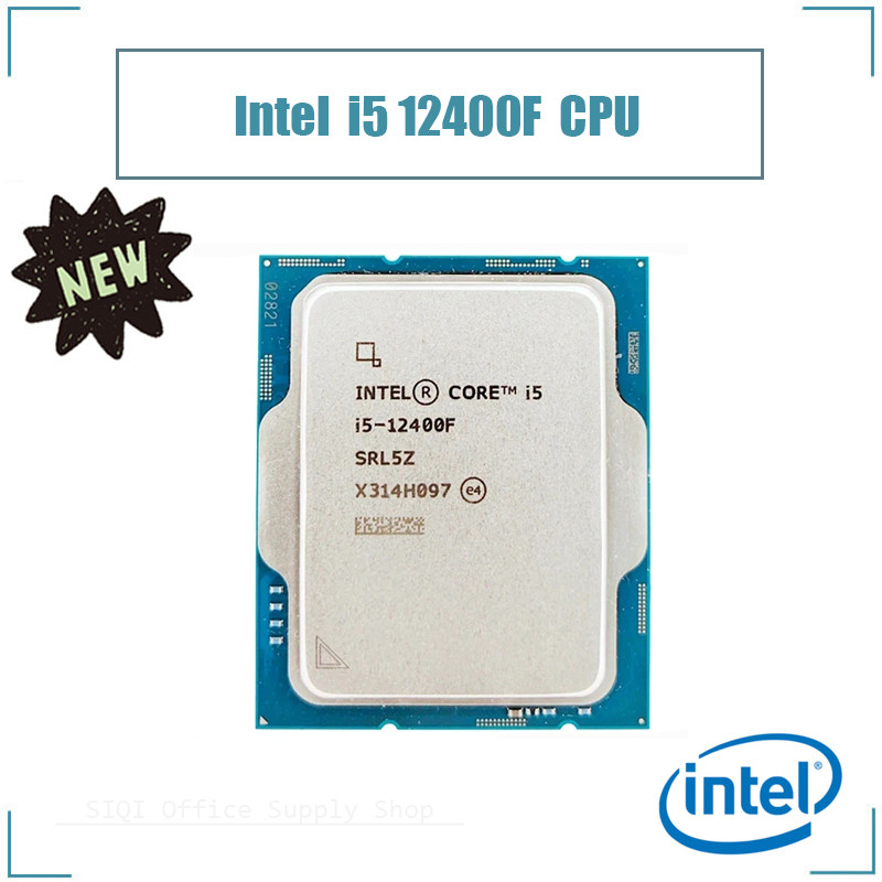 เมนบอร์ด CPU Intel I5 12400F รองรับโปรเซสเซอร์ Cpu LGA 1700 Hexa-core 2.5GHz