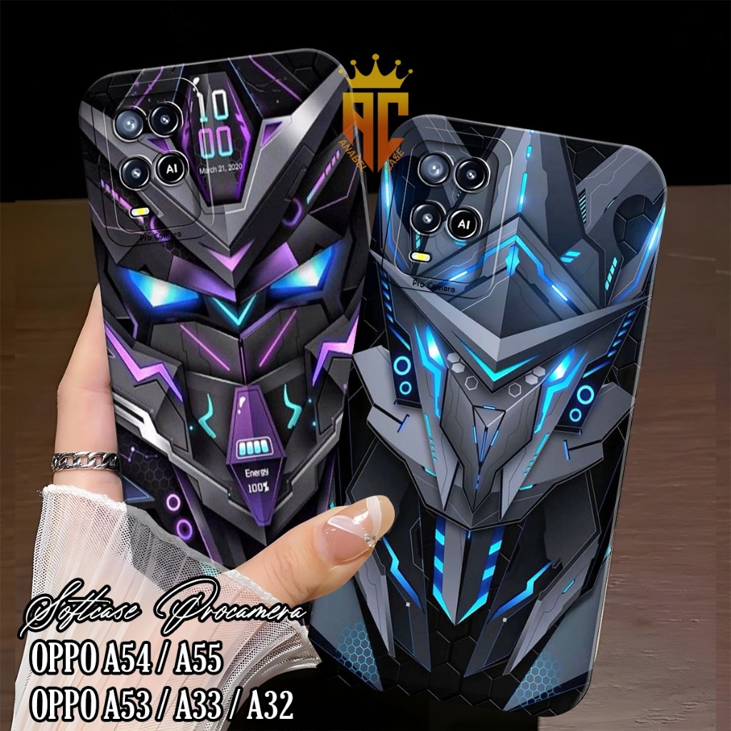 HP Softcase Oppo A54 / Oppo A55 / Oppo A53 / Oppo A33 / Oppo A32 - เคส Oppo - เคสโทรศัพท์ - เคสหุ่นย