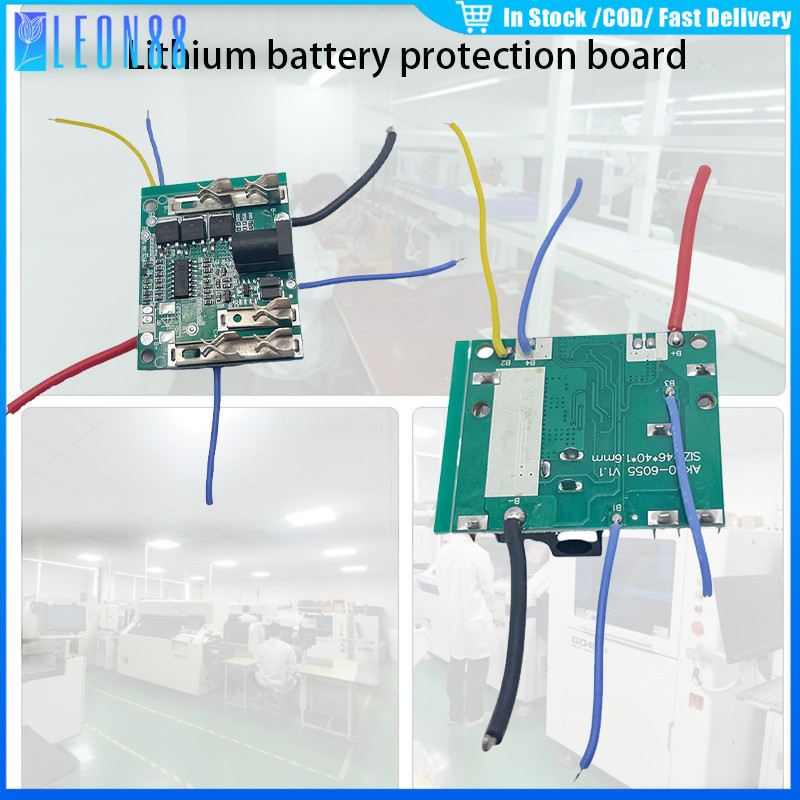 ของมาใหม่！บอร์ดป้องกันแบตเตอรี่ลิเธียมลิเธียม 3MOS BMS 5S 21Vใช้สำหรับป้องกันแบตเตอรี่