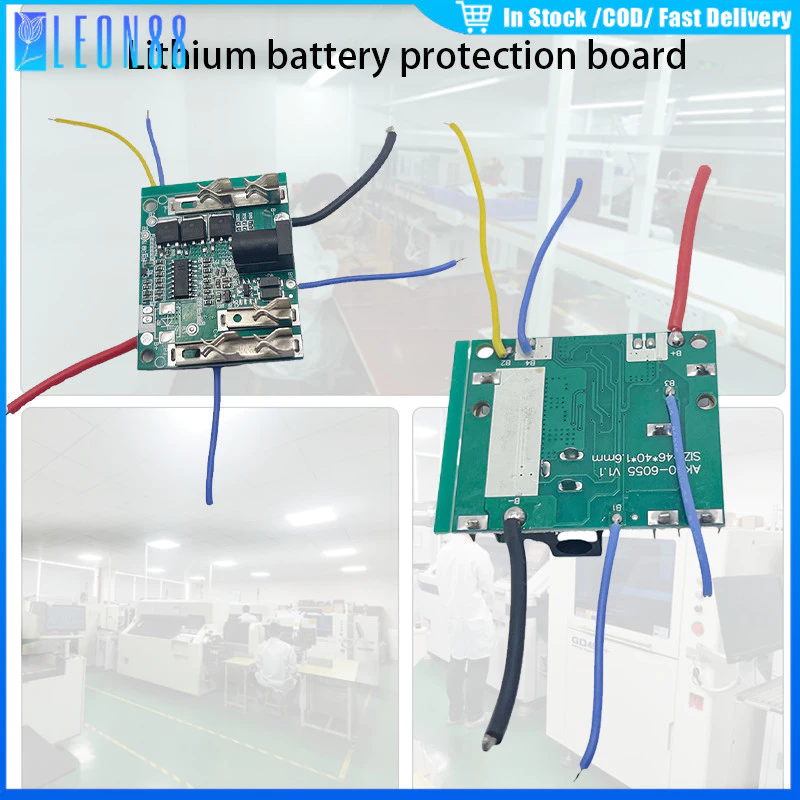ของมาใหม่!บอร์ดป้องกันแบตเตอรี่ลิเธียมลิเธียม 3MOS BMS 5S 21Vใช้สำหรับป้องกันแบตเตอรี่