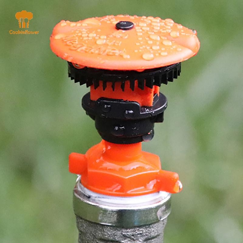 Ckfr 1/2"สปริงเกลอร์รดน้ําสวนเกลียวชาย 360° หมุนสนามหญ้าดอกไม้สนามสวนผลไม้ชลประทานหัวฉีดสั่นโรตารีสปริงเกลอร์ใหม่