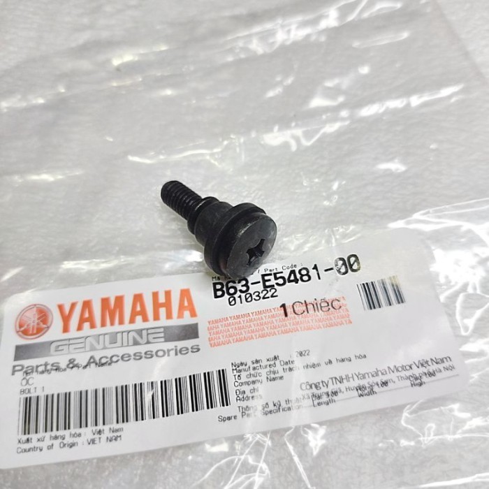 Yamaha NMax 155 Connected CVT Cover Bolt B63-E5481-00 FSK DK
