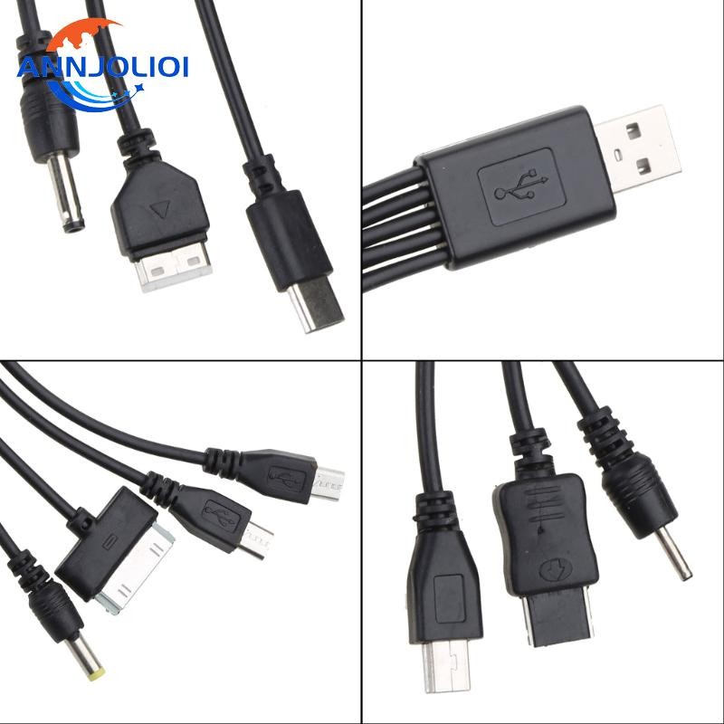 Universal USB To Multi Plug Cellpahone Charger Cable 10 in 1 USB Cable 20CM