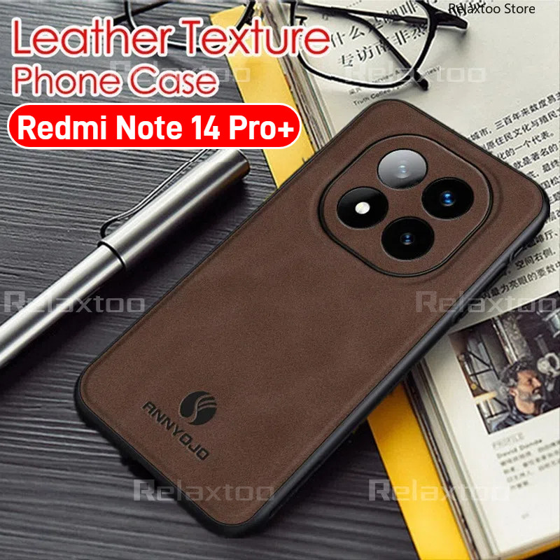 ปลอกสําหรับ Xiaomi Redmi หมายเหตุ 14 Note14 Pro Plus + Pro + 14Pro + Note14Pro + 4G 5G 2025 หนัง Matte นุ่มแม่เหล็กเคสโทรศัพท์คลุมทั้งหมดกันกระแทกป้องกันปกหลัง
