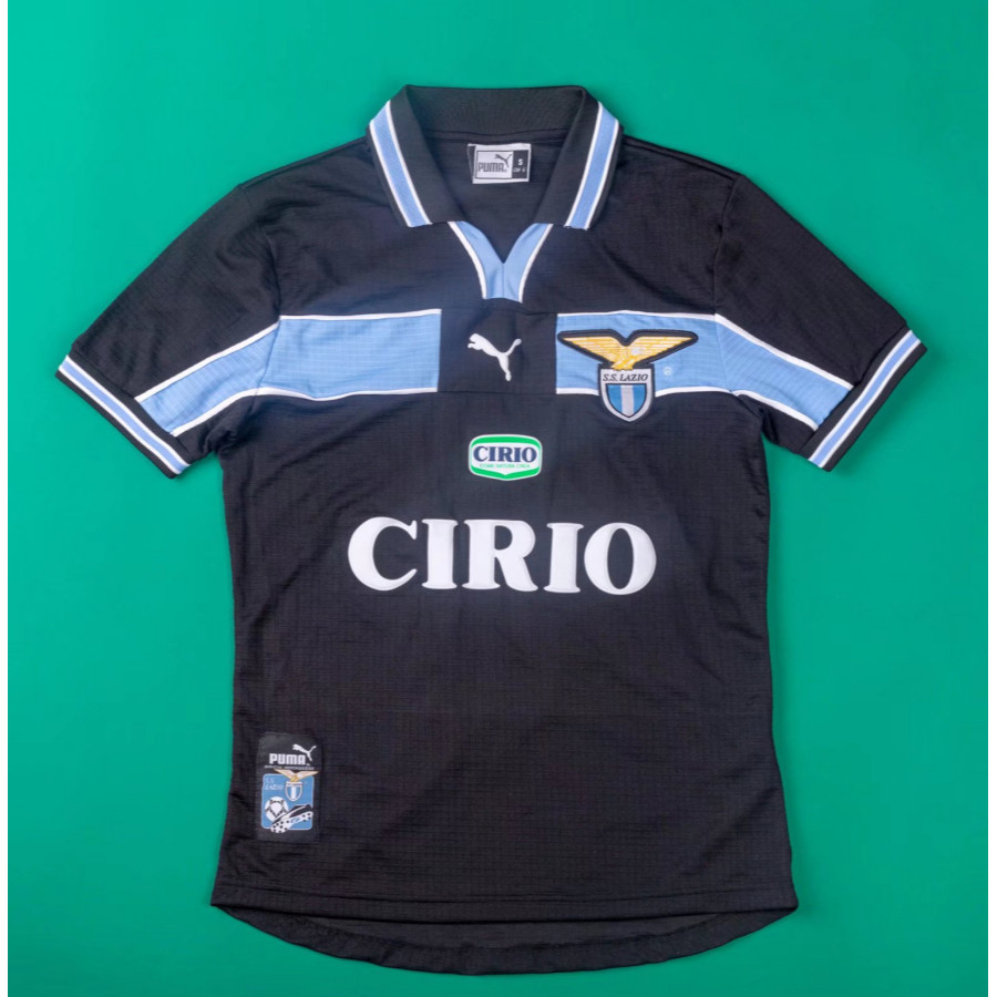 Custom 98-99 Lazio Salas CRESPO NEDVED เสื้อฟุตบอลย้อนยุคคุณภาพสูง IOJT