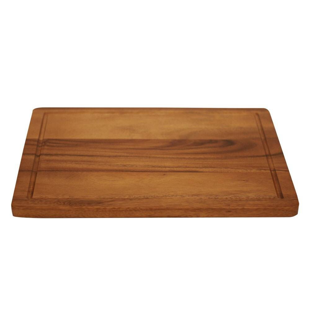 กันเชื้อรา เขียงไม้ acacia wood cutting board 31.3cm x 20.5cm x 2cm and rubber wood tray 원목 도마 원목 쟁반
