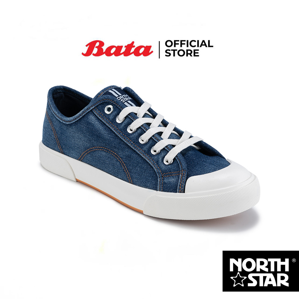 Bata บาจา North Star รองเท้าผ้าใบสนีคเกอร์แบบผูกเชือก สำหรับผู้ชาย สีน้ำเงิน รหัส 8209090