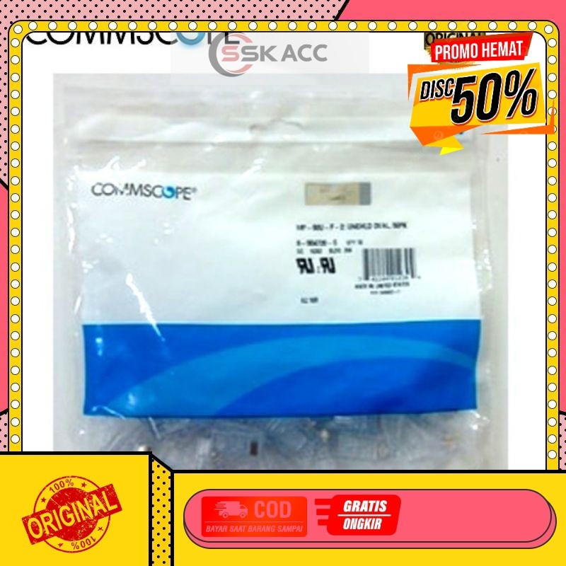 CONNECTOR RJ45 COMMSCOPE AMP CONNECTOR RJ45 CAT 5E SSK