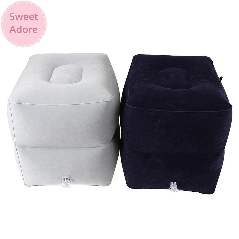 SweetAdore PVC Kids Flight Sleeping Footrest Resting On Airplane Bus Inflatable Travel Foot Rest Foot Pad TH