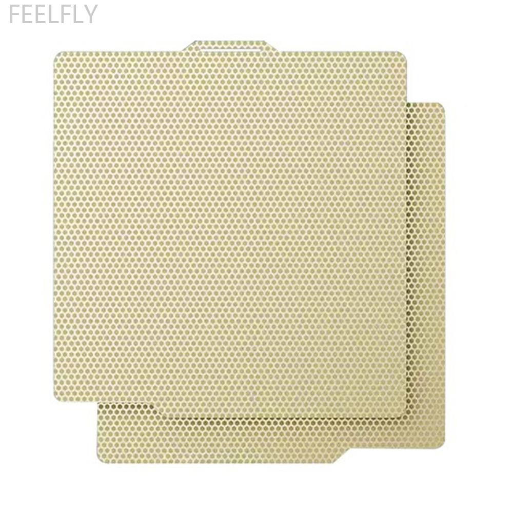 Feelfly สองด้าน PEI ฤดูใบไม้ผลิเหล็กแผ่นรังผึ้งสร้างแผ่นสําหรับ Bambu Lab P/X A1 mini Creality K End