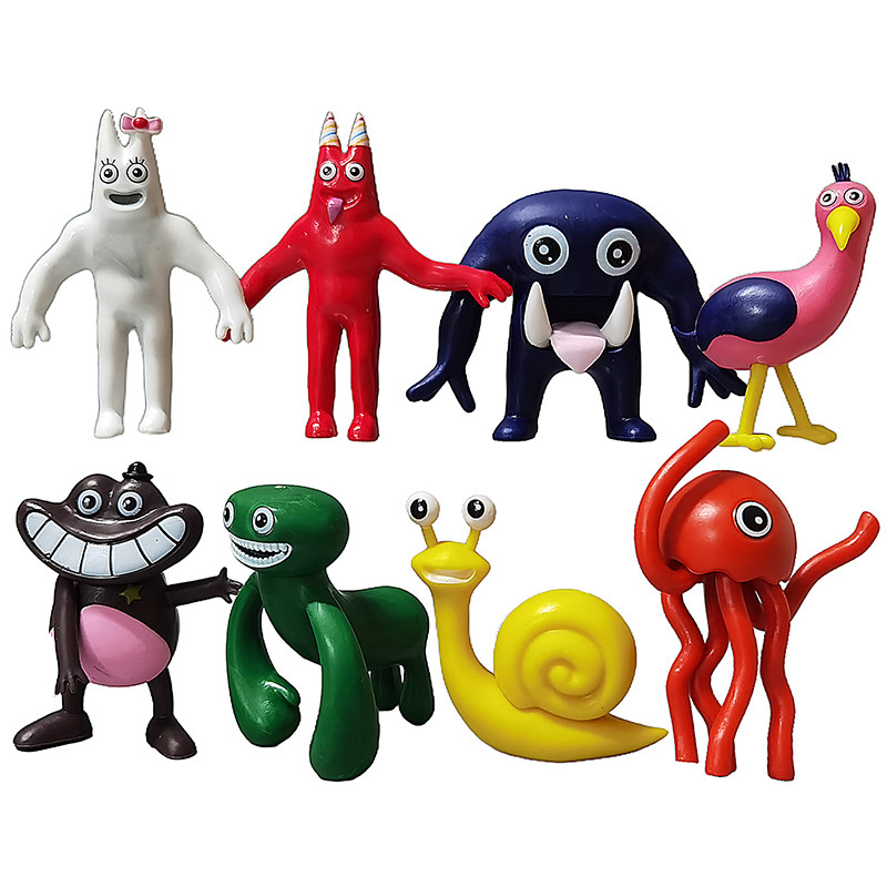 Garten Of Banban สยองขวัญเกม Figurine ของเล่นเด็ก Rainbows เพื่อน Action Figure PVC รุ่นอะนิเมะตุ๊กตาวันเกิดของเล่นตกแต่งห้อง - รูปที่ 2