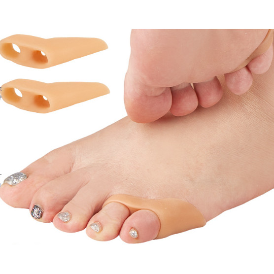 ซิลิโคนเจล สวมนิ้วก้อยเท้า แก้ไขนิ้วเท้าผิดรูป ซิลิโคนเจลคั่นนิ้วโป้ง ซิลิโคนถนอมนิ้วเท้า ป้องกันนิ้วคด พร้อมส่งจากไทย