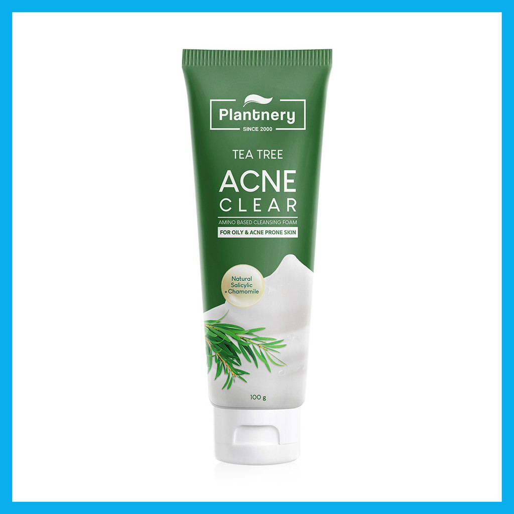 Plantnery Tea Tree Acne Clear Amino Based Cleansing Foam 100g แพลนท์เนอรี่ โฟมล้างหน้าทีทรี. - รูปที่ 3