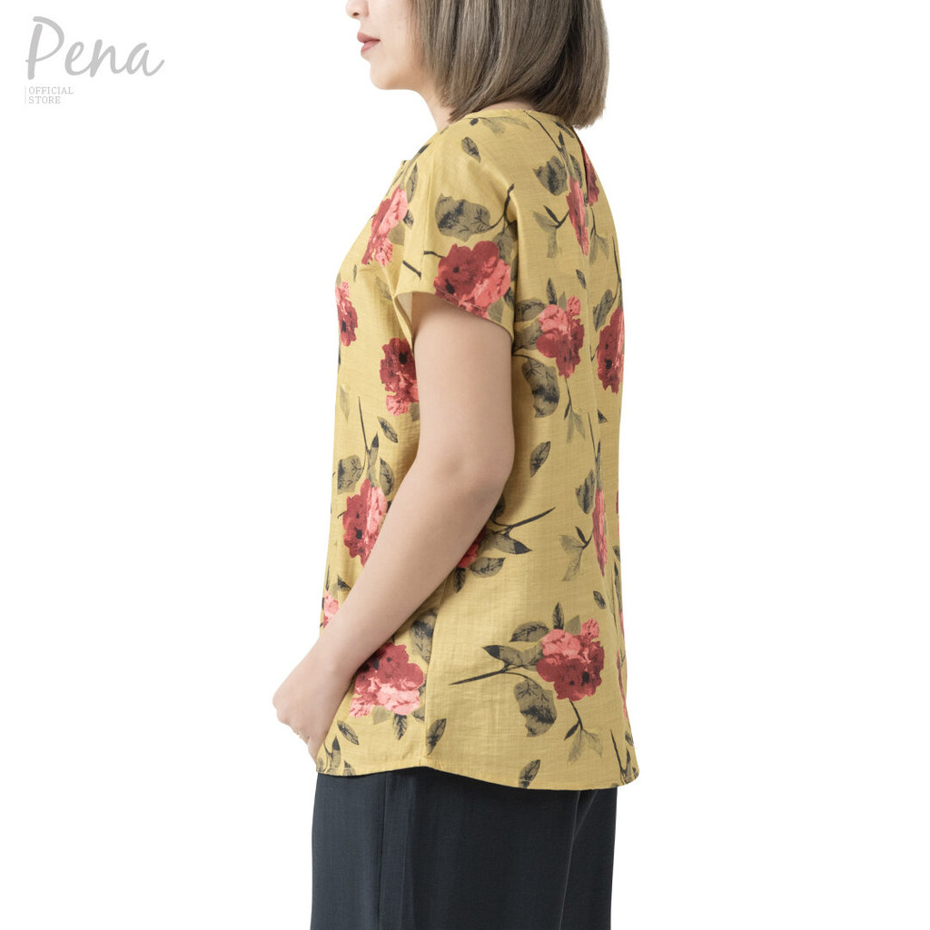 Pena house เสื้อเบลาส์แขนล้ำ คอกลม POSS012502 ราคา ถูกที่สุด ดีลบีเคเค แกลเลอรีภาพที่ 2