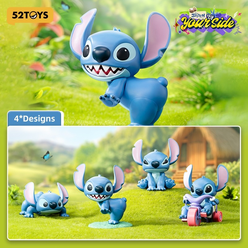 ใหม่ 52TOYS Disney Stitch By Your Side Series Blind Box Figure Toy