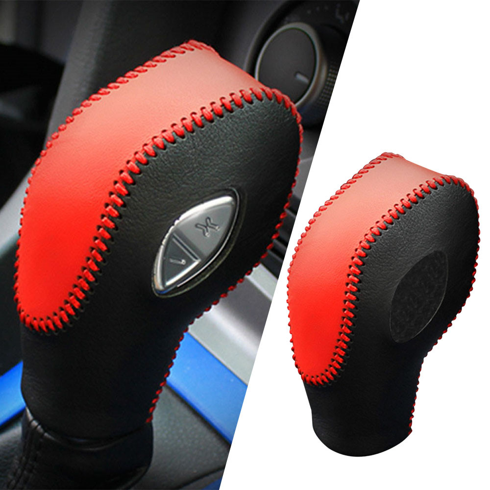 สําหรับ Ford New Fiesta MK7 2009 - 2015 Ecosport 2012 - 2017 หนัง AT หัวเกียร์ Shift Knob ฝาครอบเกียร์ฝาครอบ RHD - รูปที่ 4