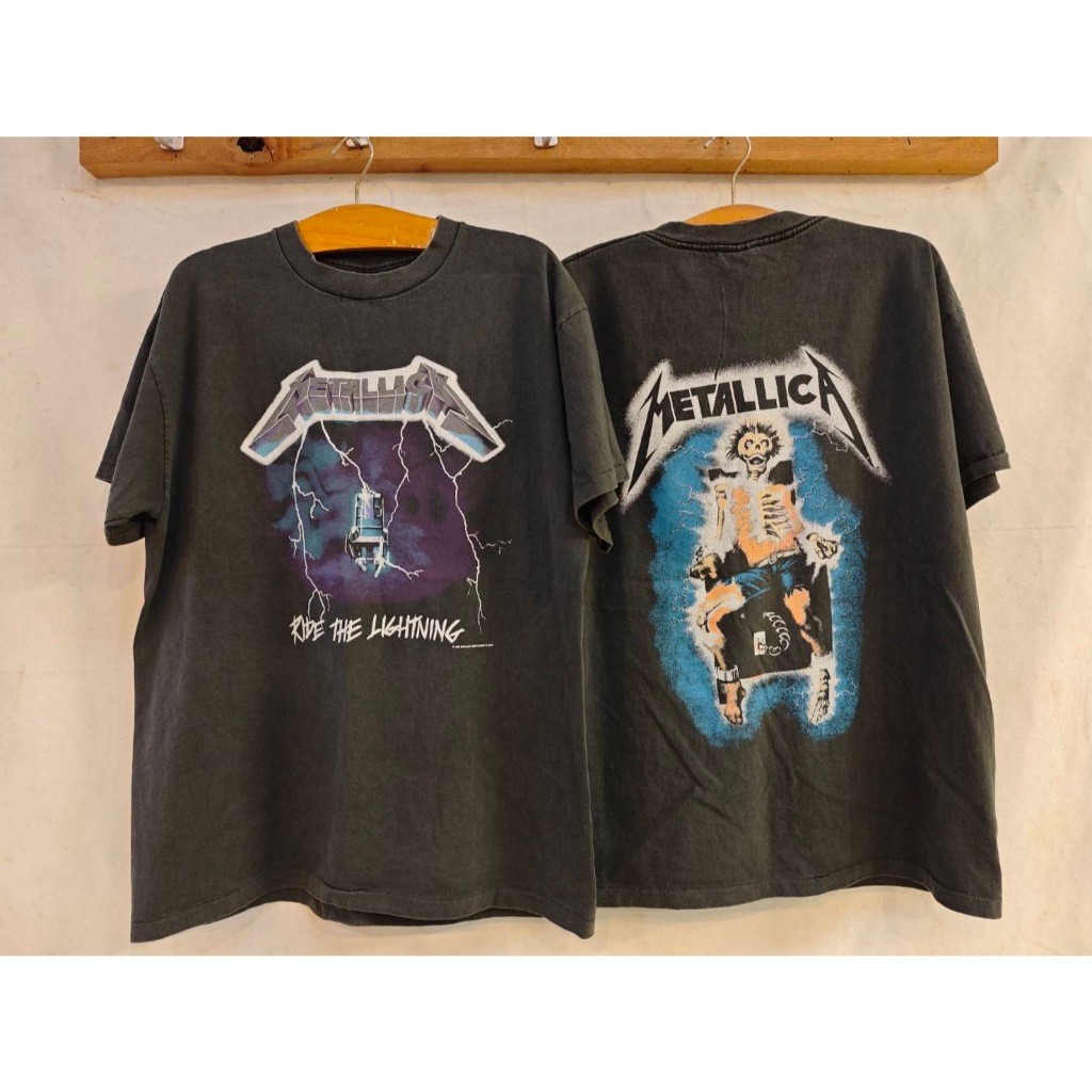 เสื้อลายเมทัลลิก้าเก้าอี้ไฟฟ้า(ป้ายMetallica)