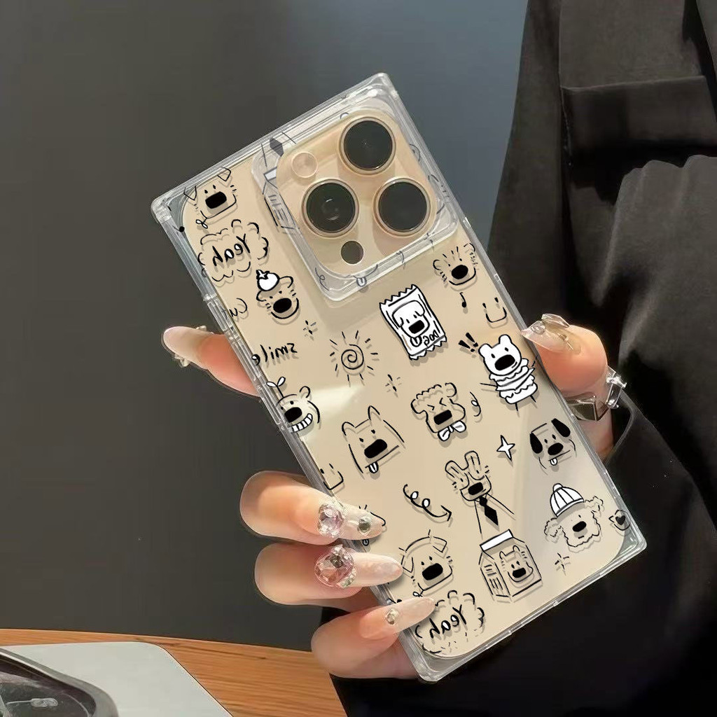 [เคส Cube] Dog Avatar Ice Crystal Cube เหมาะสําหรับ Apple 16ProMax/15/14 เคสโทรศัพท์ iPhone13/12 หรูหรา ราคา ถูกที่สุด ดีลบีเคเค แกลเลอรีภาพที่ 5