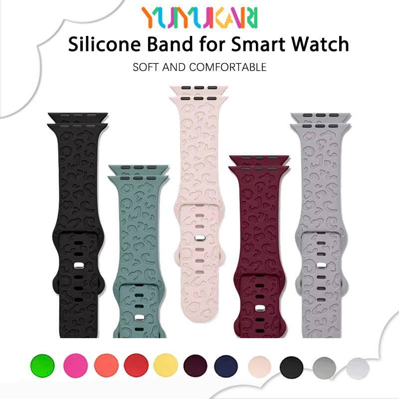 สายรัดซิลิโคนสำหรับกีฬา for IWatch Apple Watch Ultra/SE 3 2 Series 11 10 9 8 7 6 5 4 3 49 มม. 46 45 41 44 40 42 38 มม.