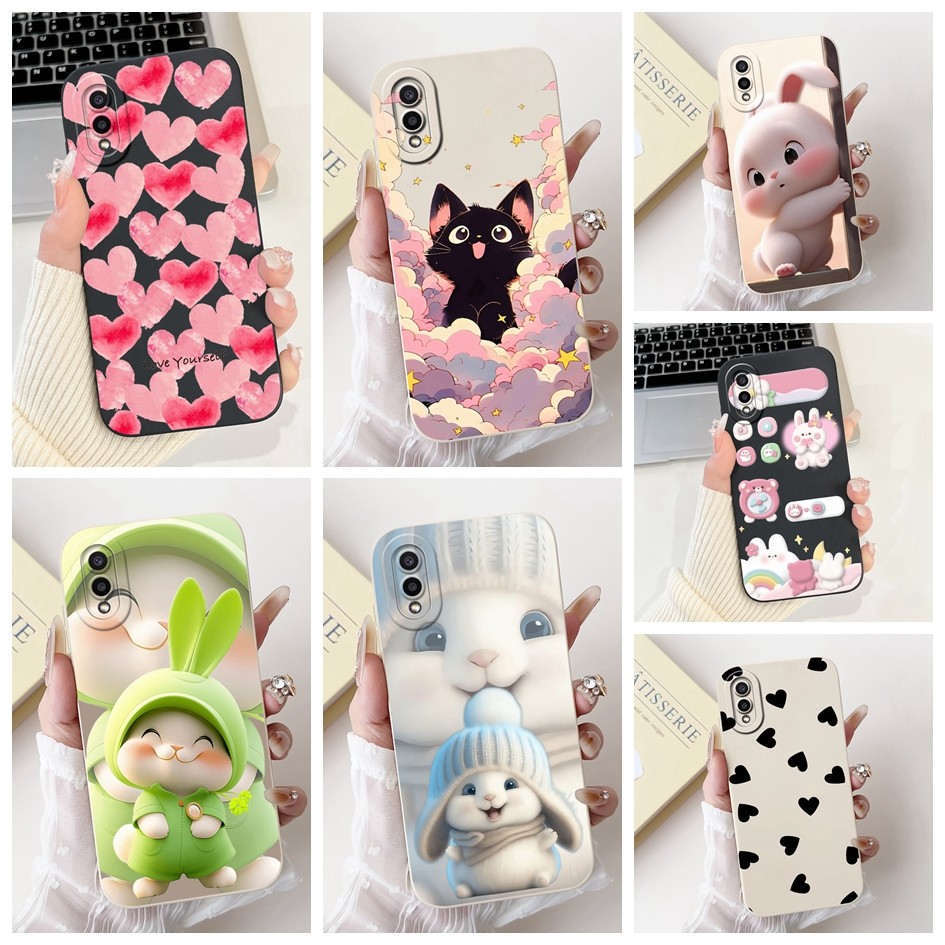 น่ารักการ์ตูนสําหรับ Samsung Galaxy A02 SM-A022F SM-A022M / M02 SM-M022F SM-M022G กรณีนุ่ม Candy ซิล